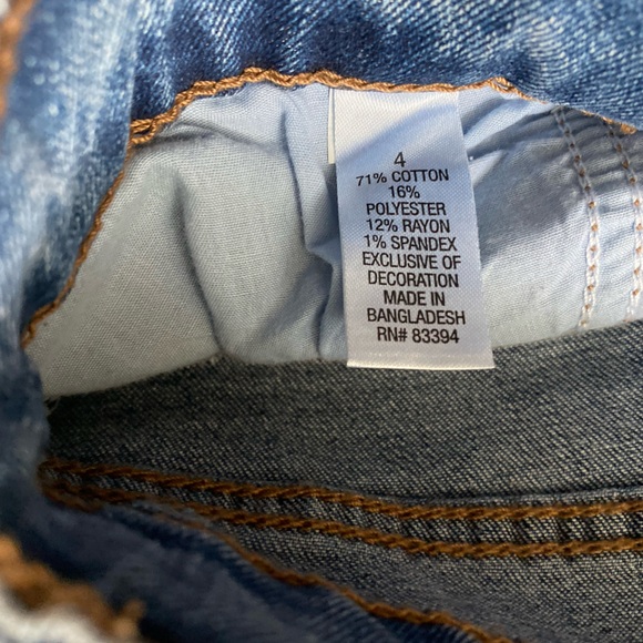 Blue Mountain Women Straight 5-Pockets Jeans Blue Size 4 - Picture 4 of 5